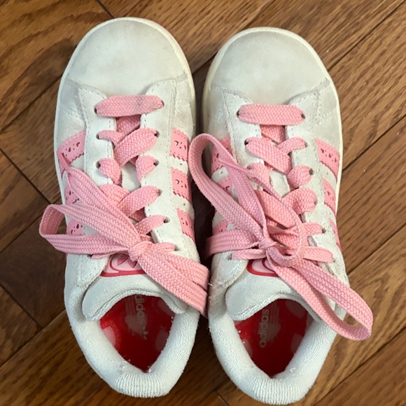 Adidas campus  Kids' Sneakers in White and Pink - Picture 1 of 6